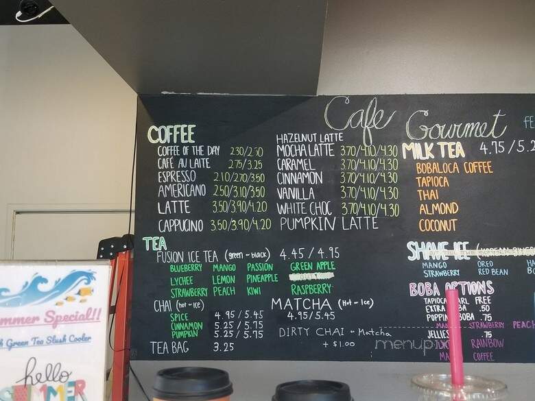 Boba Loca - Manhattan Beach, CA menu_pic