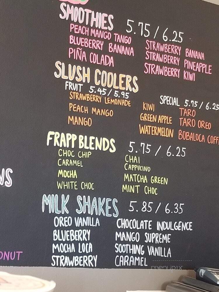 Boba Loca - Manhattan Beach, CA menu_pic