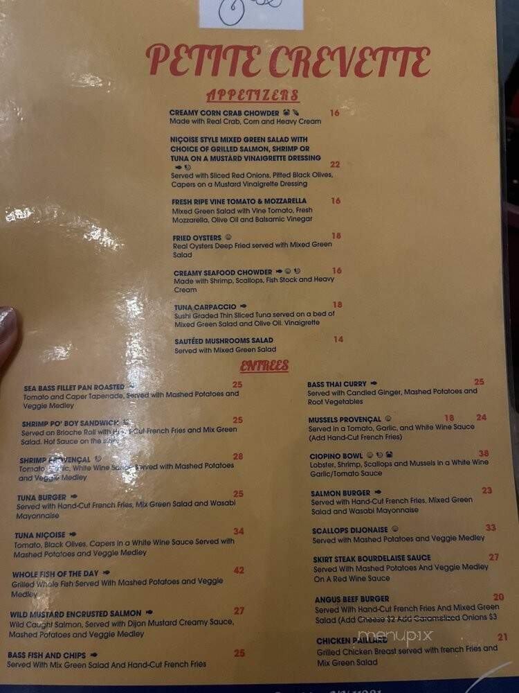 Petite Crevette - Brooklyn, NY menu_pic