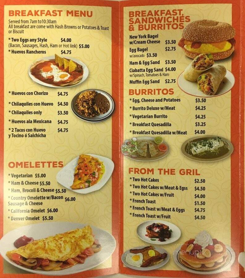 Western Dining St John Cafe - Irvine, CA menu_pic
