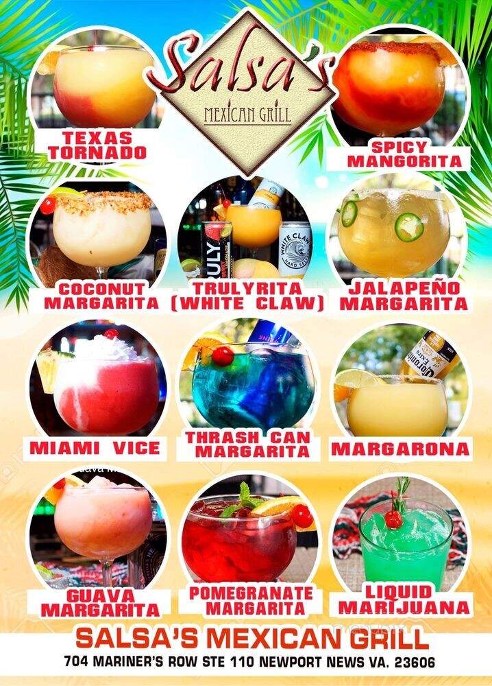 Salsa's Mexican Grill - Newport News, VA menu_pic