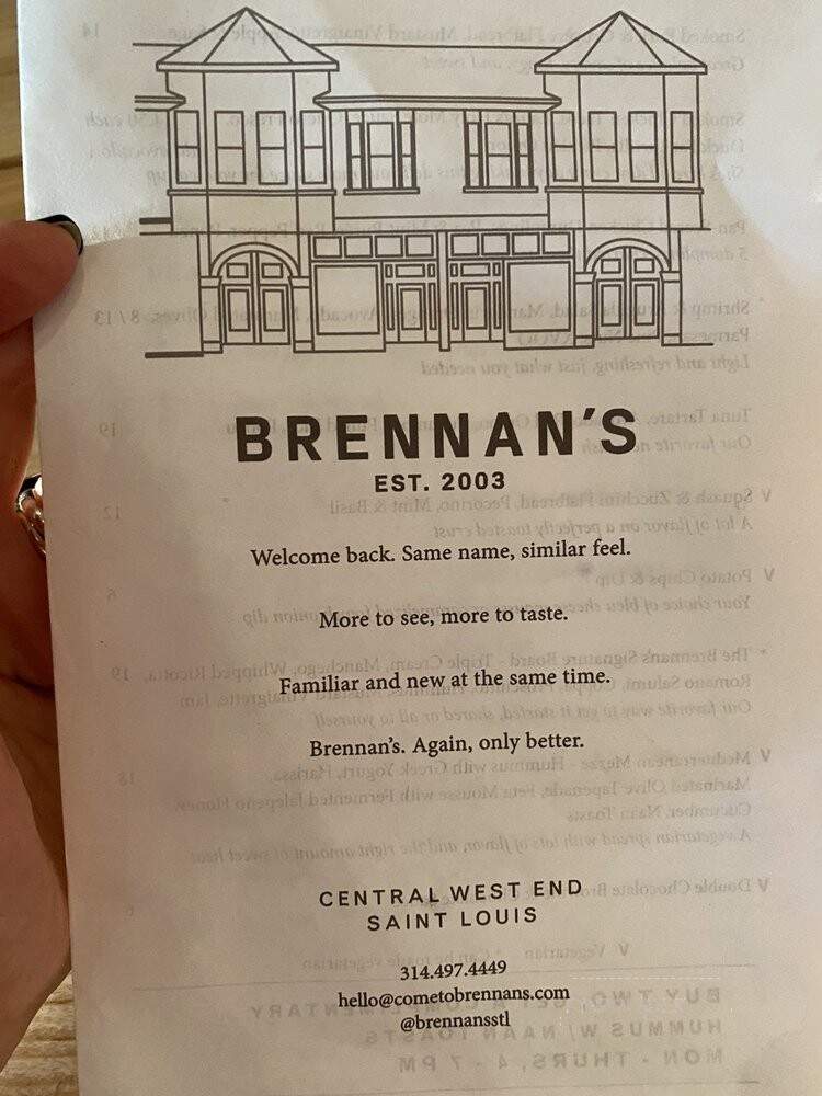 Maryland House at Brennan's - Saint Louis, MO menu_pic