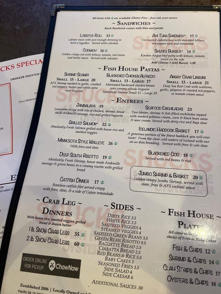 Shucks Fish House and Oyster Bar - Omaha, NE