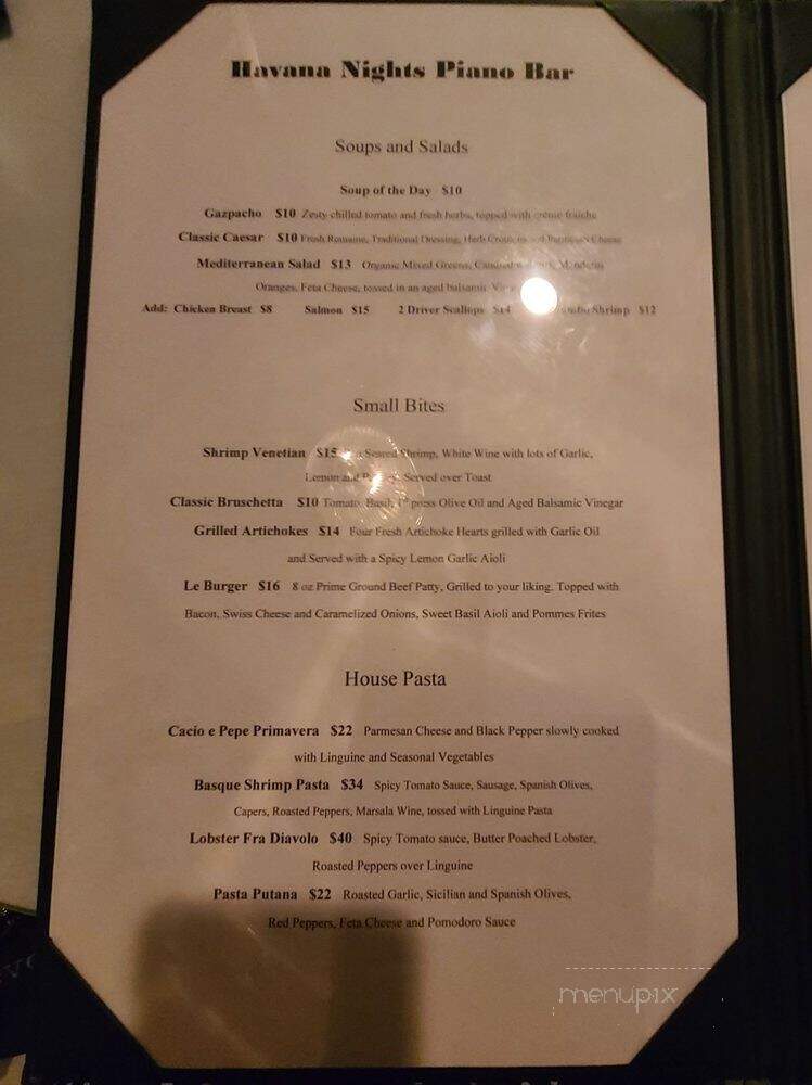 Havana Nights - Vero Beach, FL menu_pic