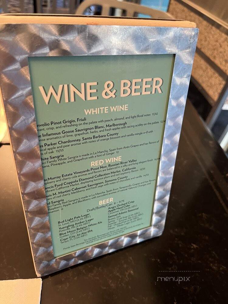 Hollywood & Vine - Lake Buena Vista, FL menu_pic