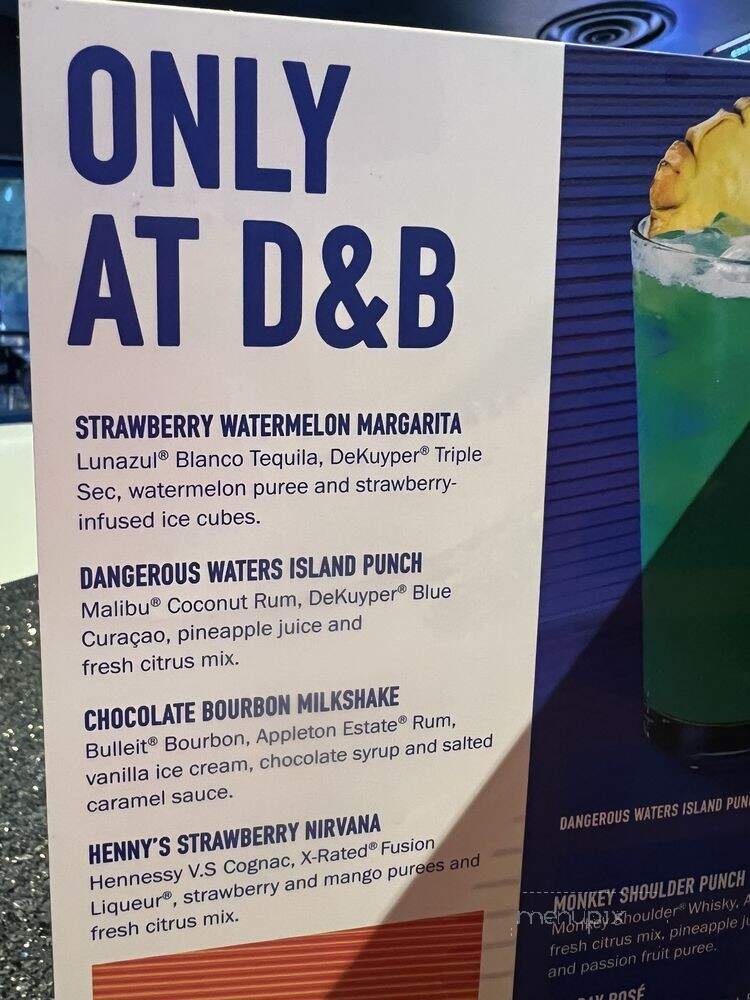 Dave and Buster's - Roseville, CA menu_pic