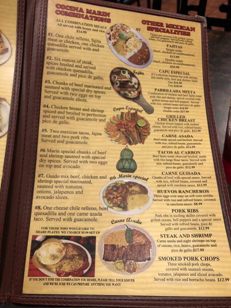 Cocina Marin - Oklahoma City, OK menu_pic