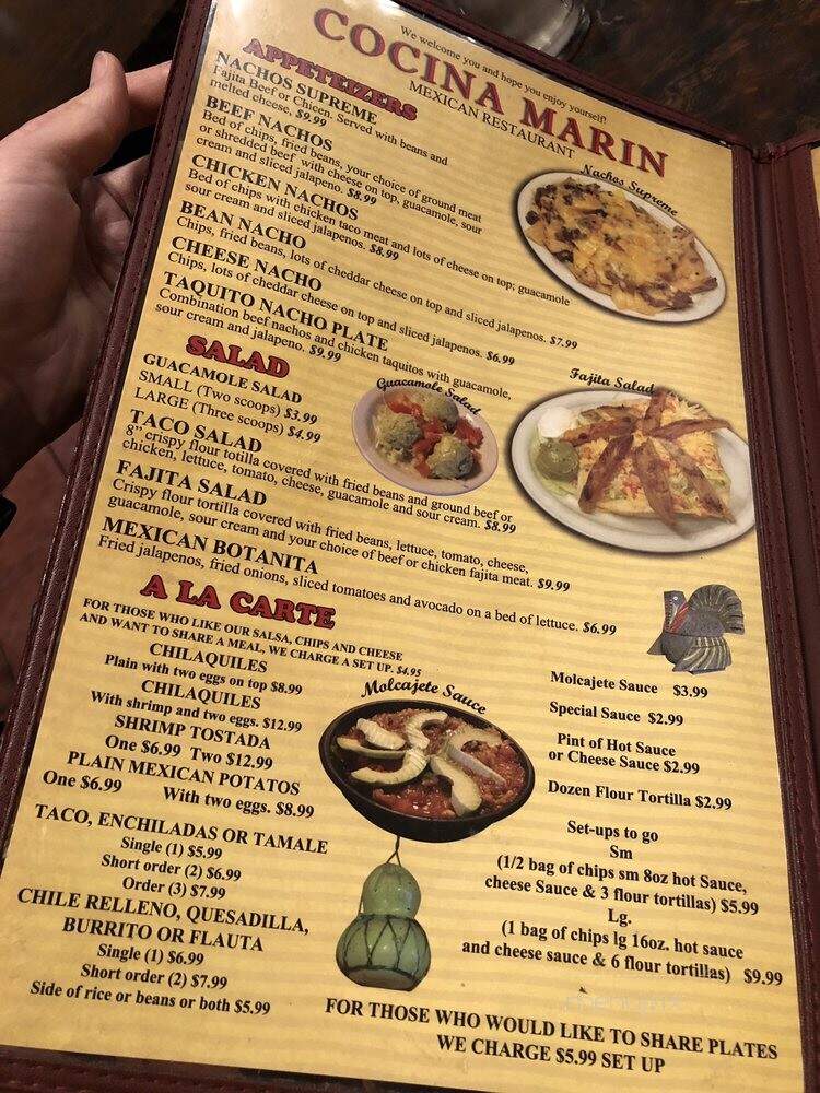 Cocina Marin - Oklahoma City, OK menu_pic