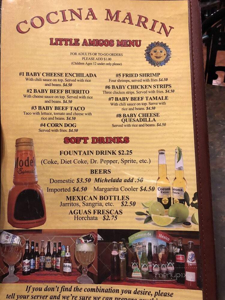 Cocina Marin - Oklahoma City, OK menu_pic