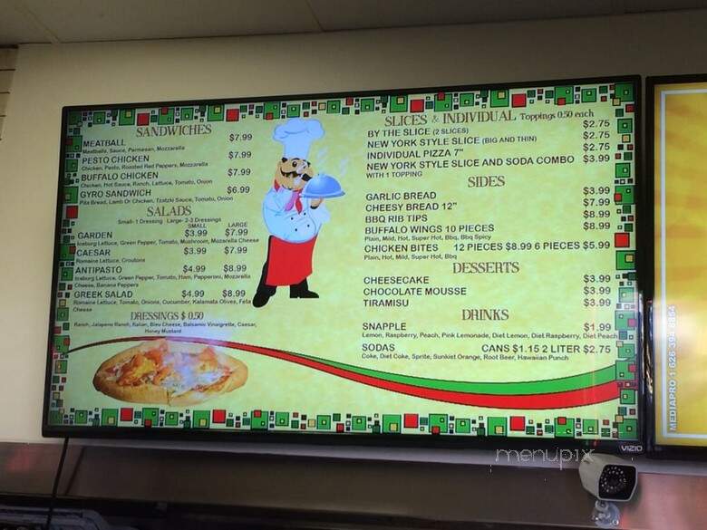 Lenzini's Pizza - Los Angeles, CA menu_pic