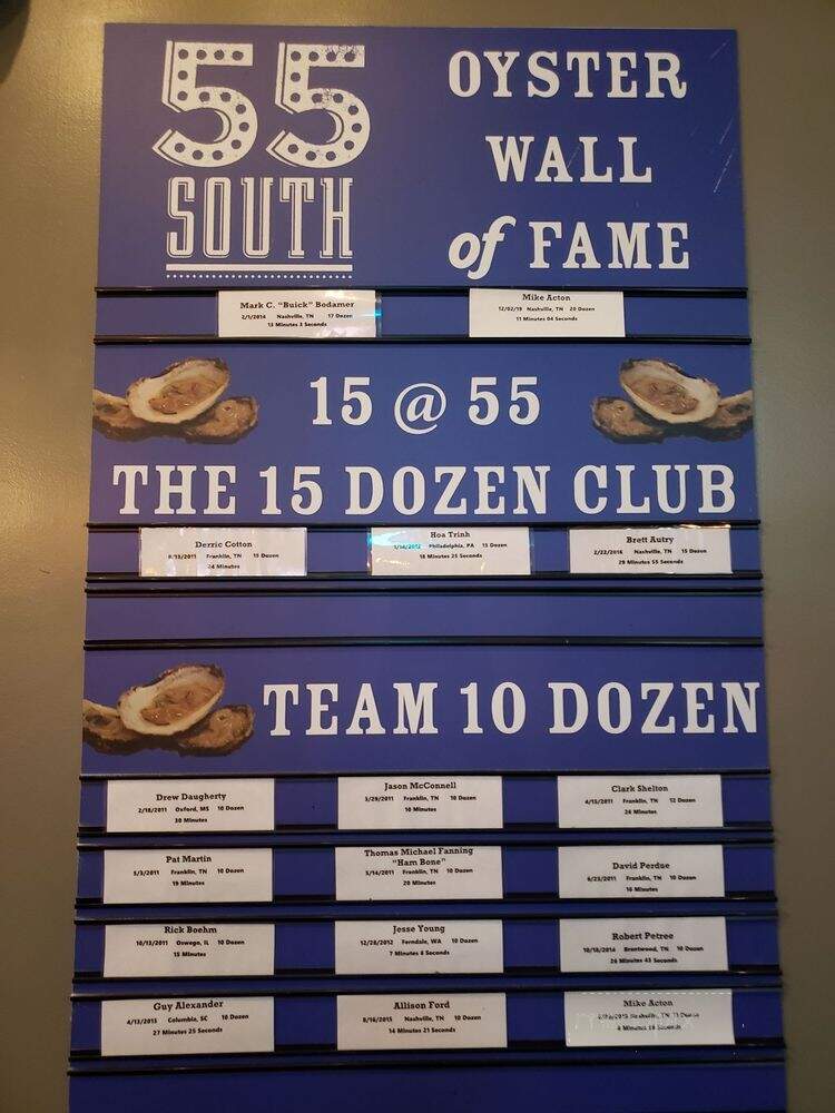 55 South - Franklin, TN menu_pic