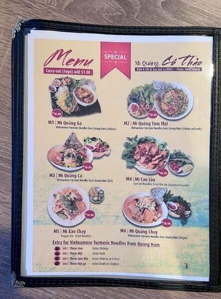 4th Street Cafe - San Jose, CA menu_pic