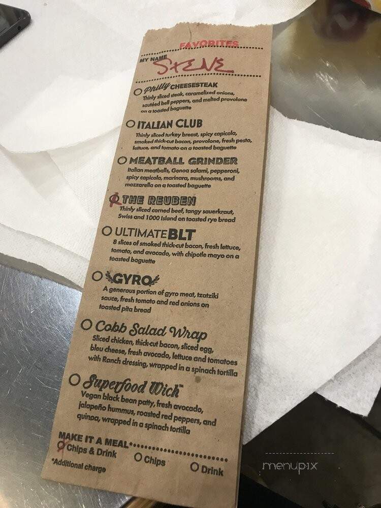 Which Wich Superior Sandwiches - Naperville, IL menu_pic