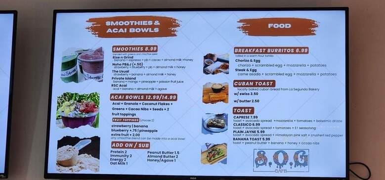 Joffrey's Coffee - Tampa, FL menu_pic