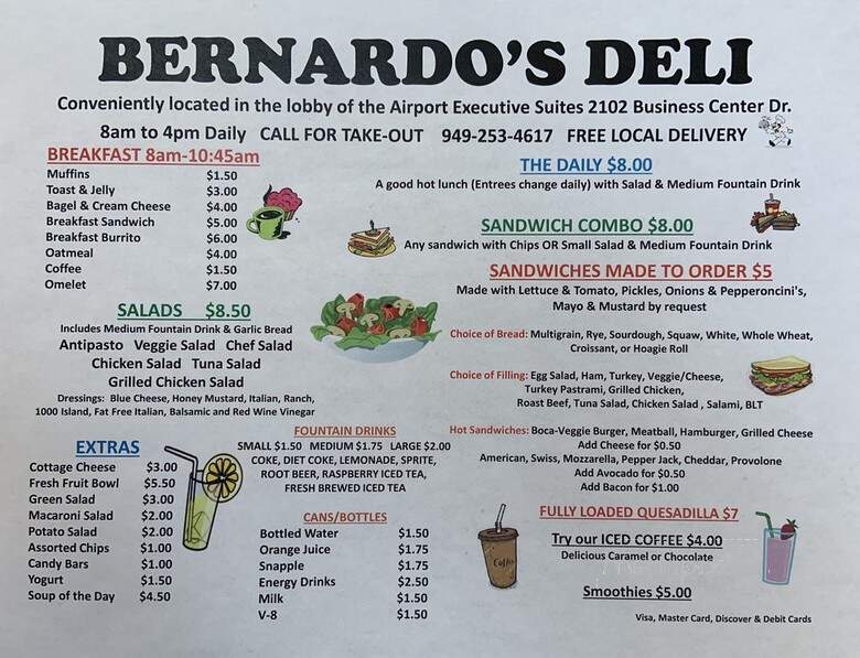 Bernardo's Deli - Irvine, CA