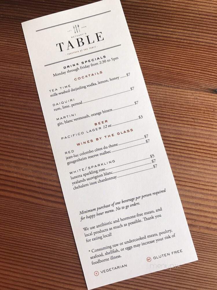 Bethany's Table - Portland, OR