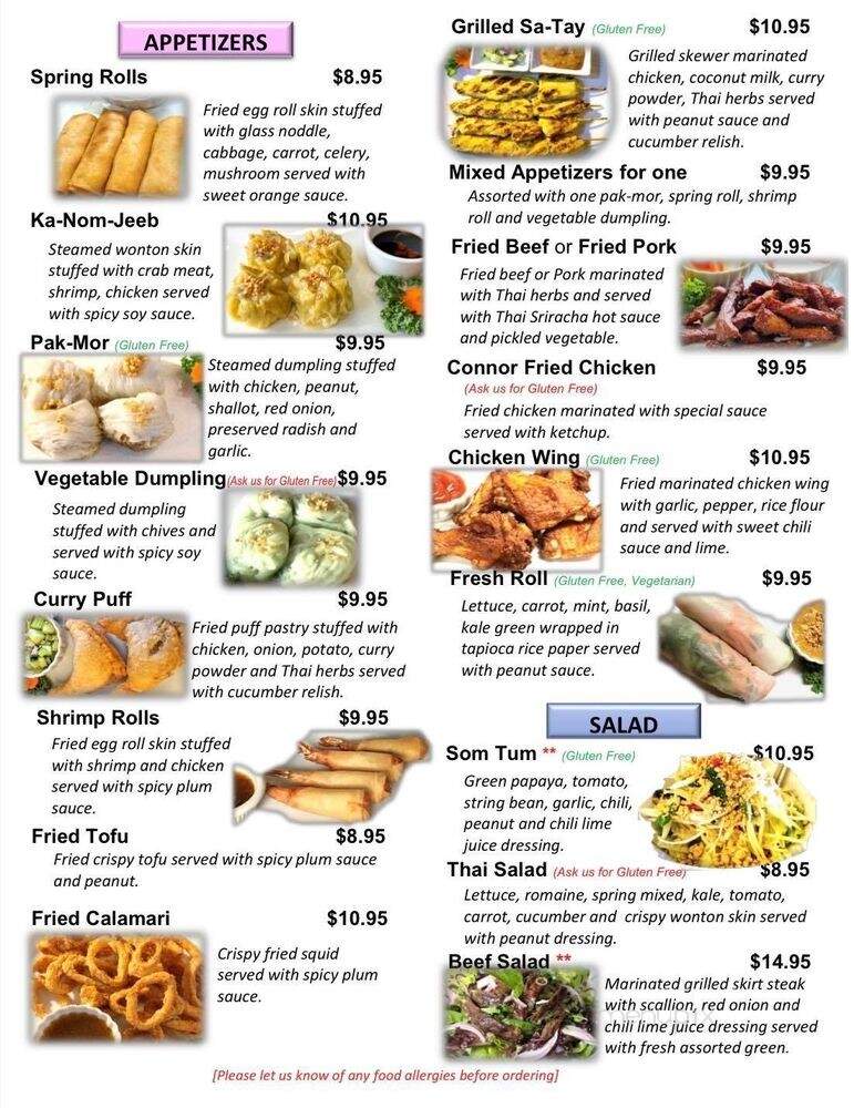 Kunya Siam - Atlantic Highlands, NJ menu_pic