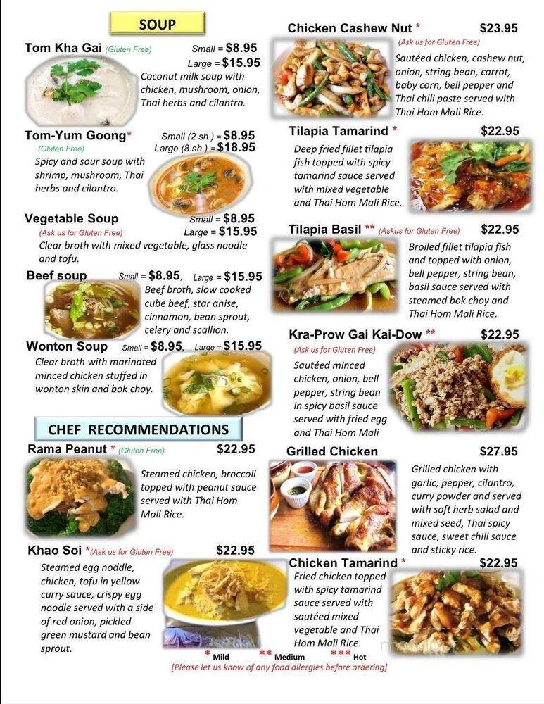 Kunya Siam - Atlantic Highlands, NJ menu_pic