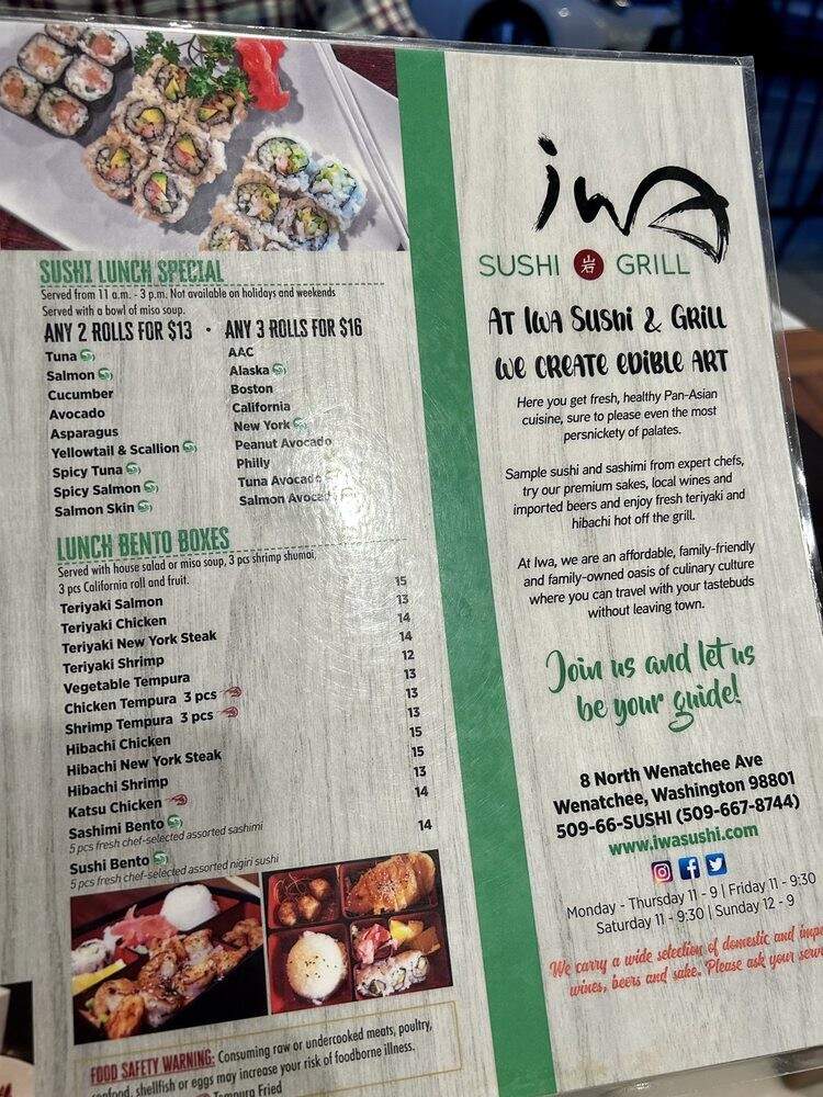 Iwa Sushi and Grill - Wenatchee, WA