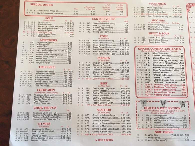 China Garden - Carmel, IN menu_pic