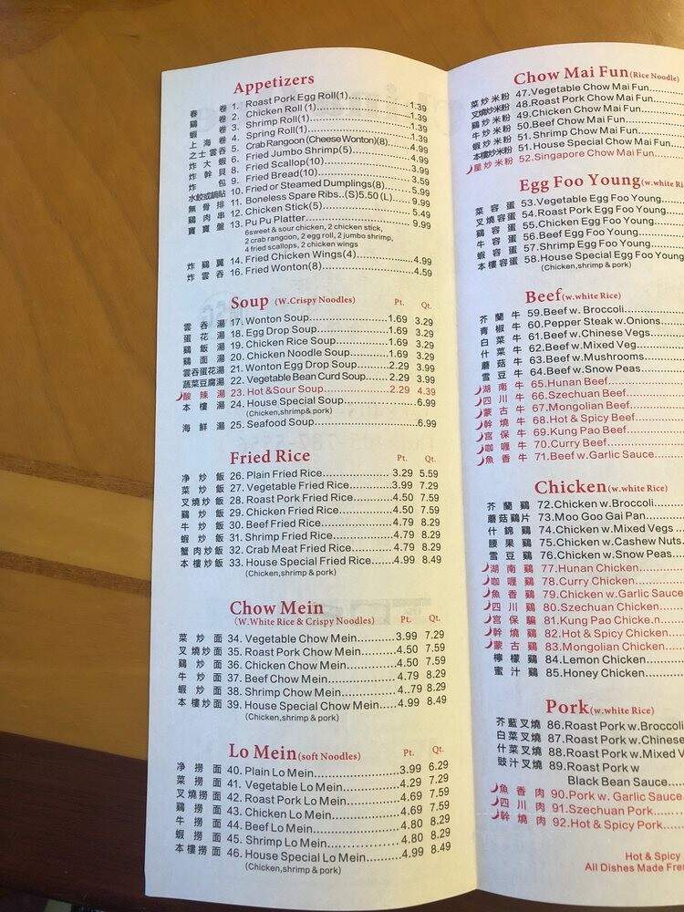 China One - Oklahoma City, OK menu_pic