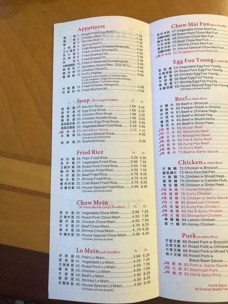 China One - Oklahoma City, OK menu_pic