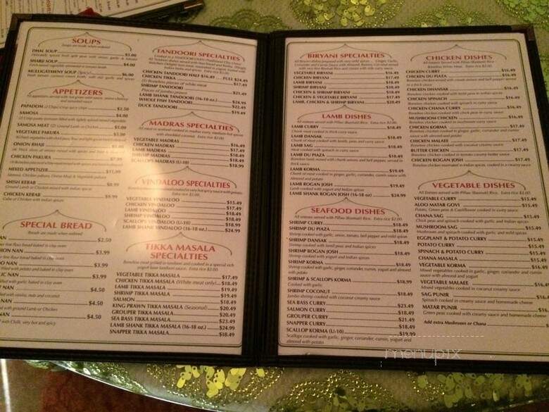Passage to India - Naples, FL menu_pic