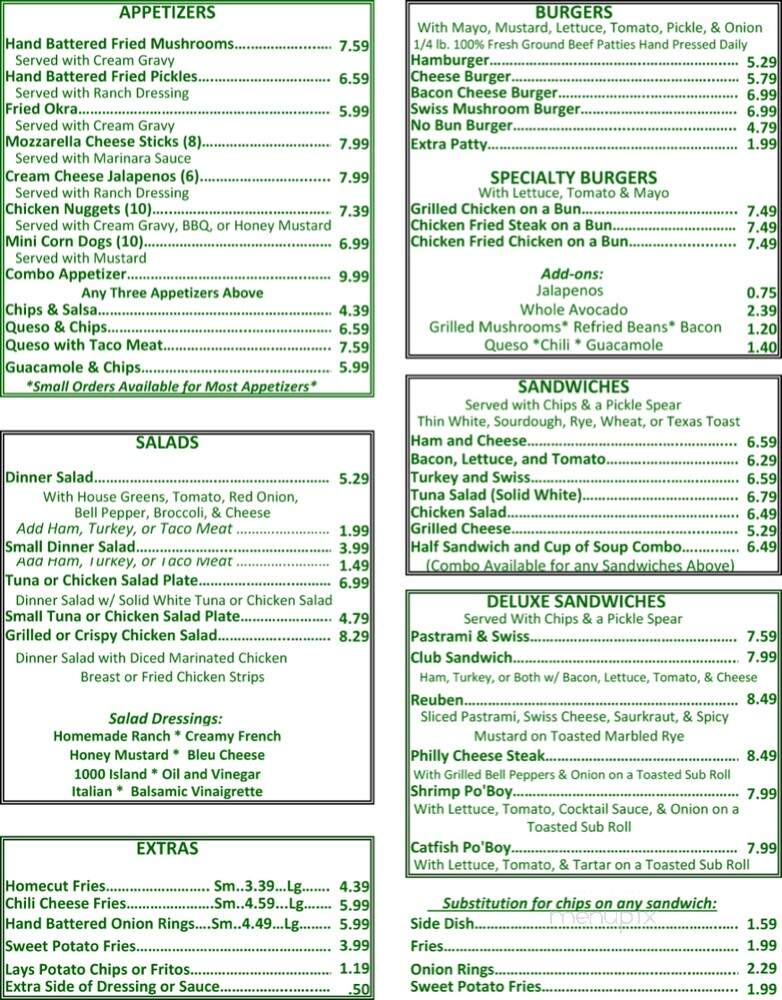 Pats Place - New Braunfels, TX menu_pic