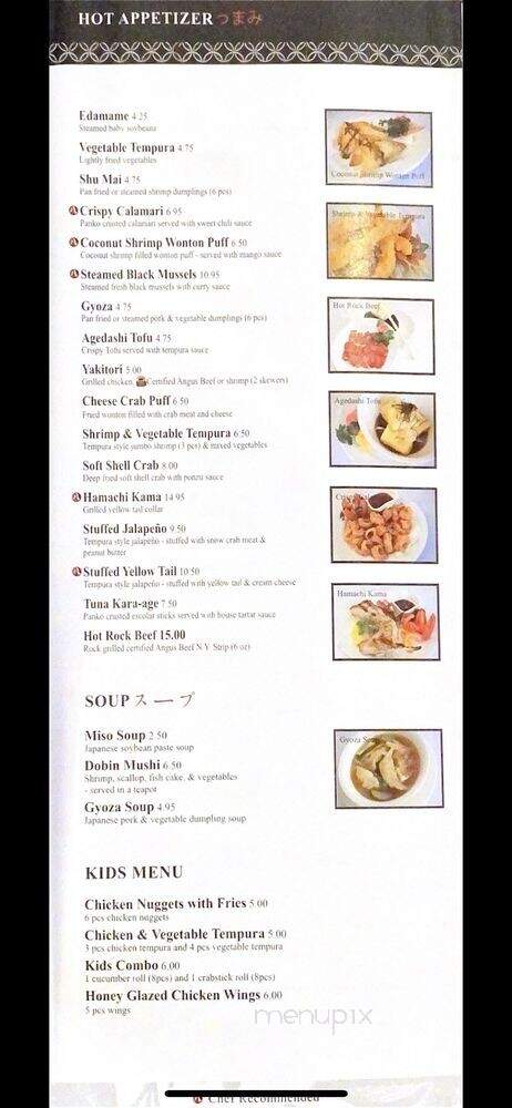 Nagoya Japanese Restaurant & Sushi Bar - Katy, TX menu_pic
