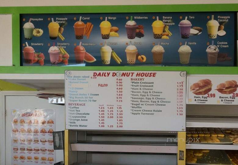 Daily Donuts - Torrance, CA menu_pic