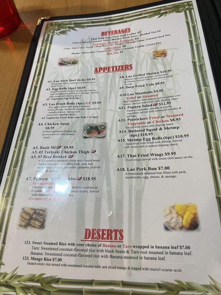 Pho Lena - Anchorage, AK menu_pic