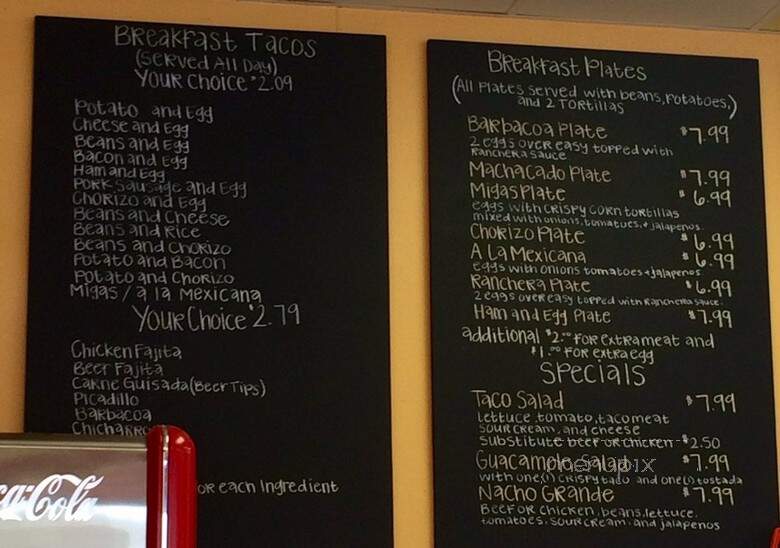 Sunrise Taquitos - Houston, TX menu_pic