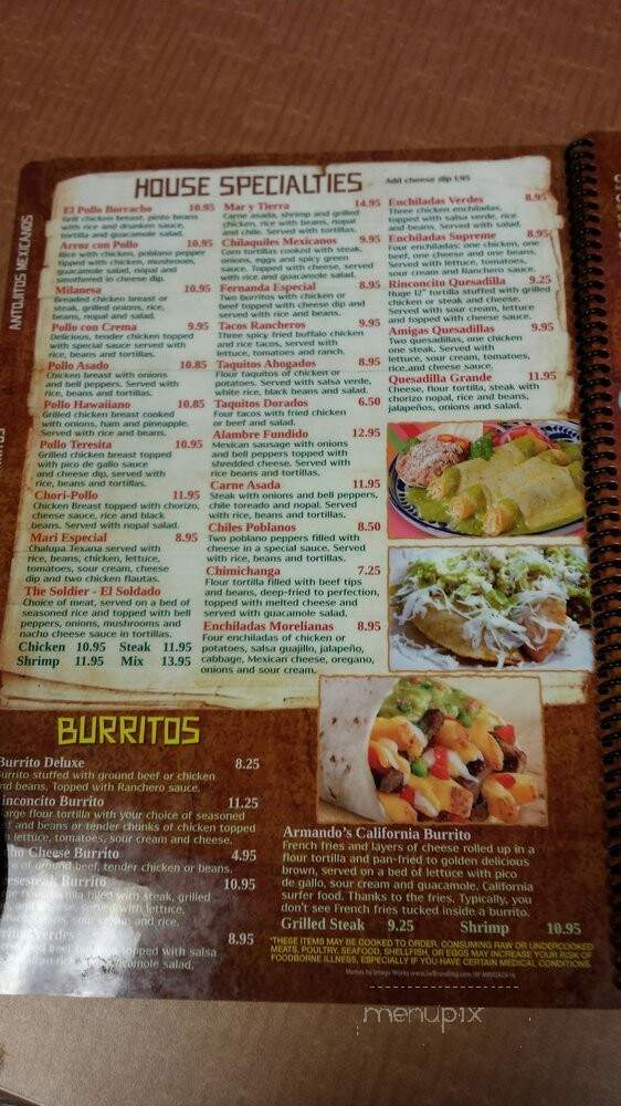 Mi Riconcito - Grovetown, GA menu_pic