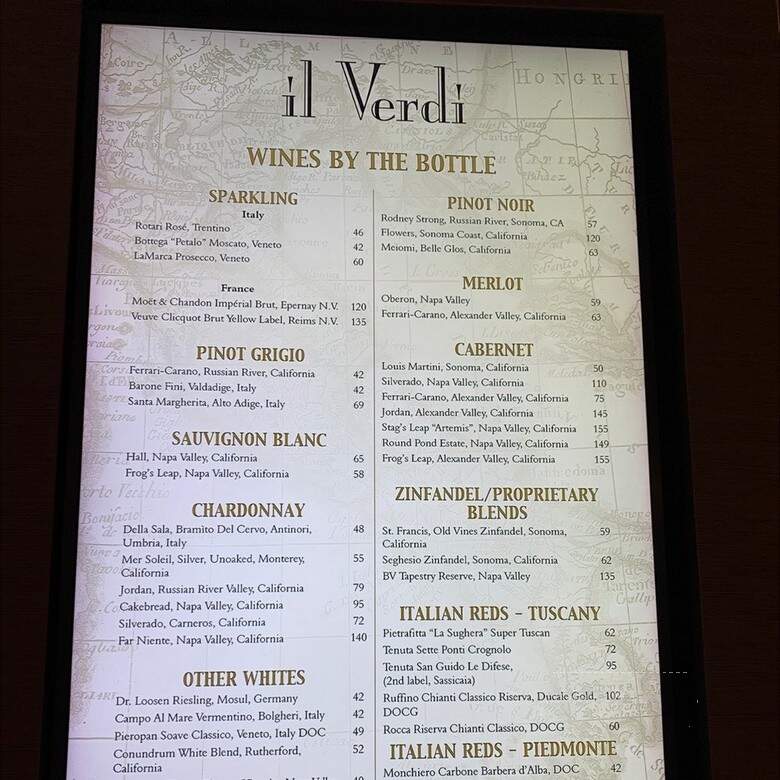 Verdi Italian Restaurant - Atlantic City, NJ