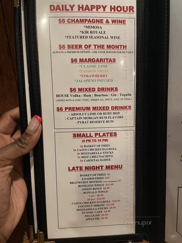 Georgetown Holdings Limited - Washington, DC menu_pic