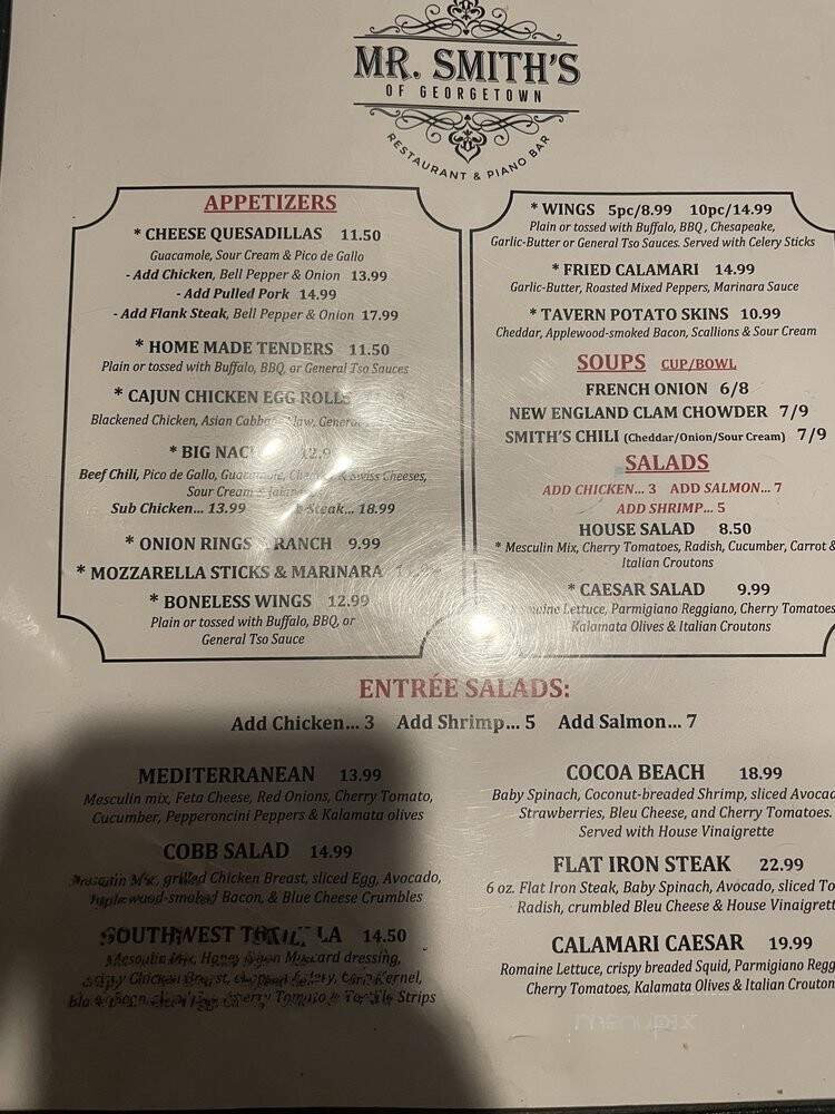 Georgetown Holdings Limited - Washington, DC menu_pic