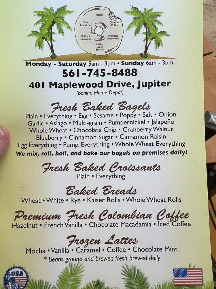Maplewood Bagel Market - Jupiter, FL menu_pic