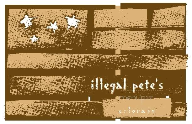 Illegal Pete's - Boulder, CO menu_pic