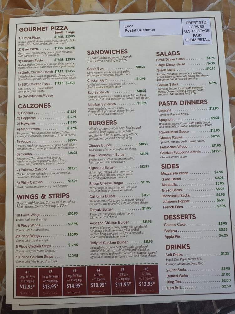 Palermo Pizza and Philly's - Anchorage, AK menu_pic