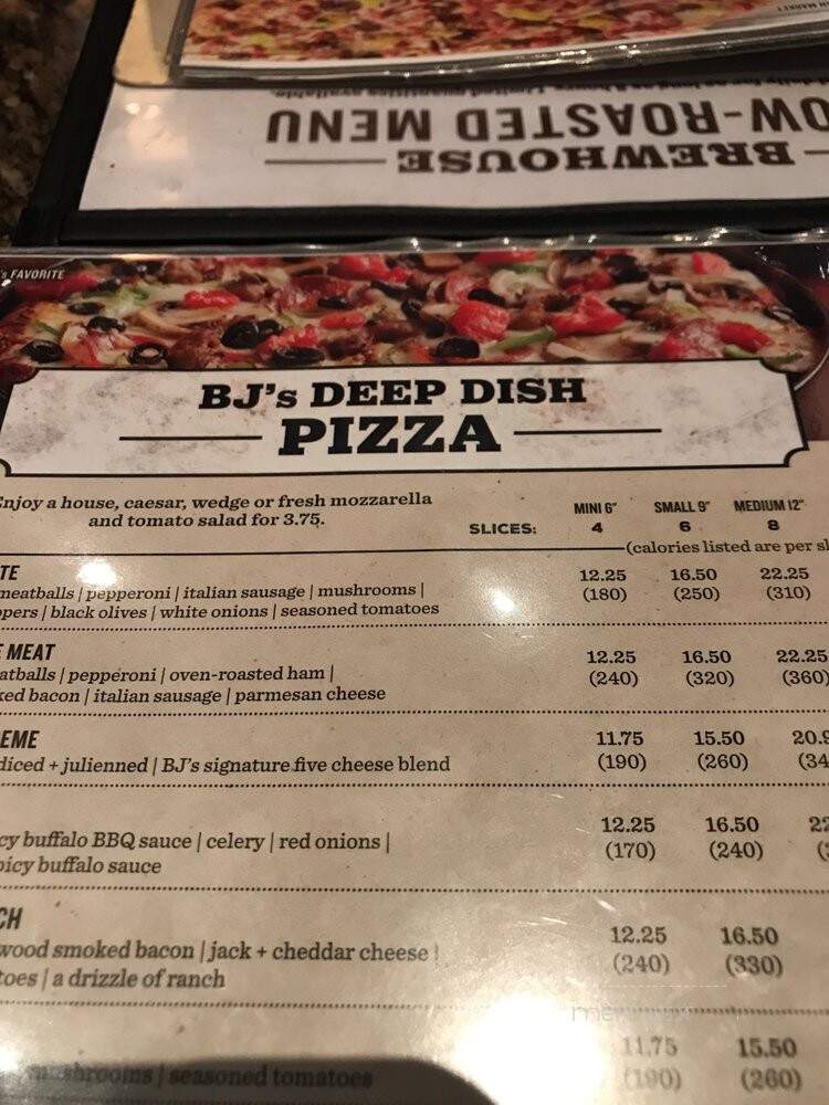 BJ's Restaurant & Brewhouse - Fort Worth, TX menu_pic