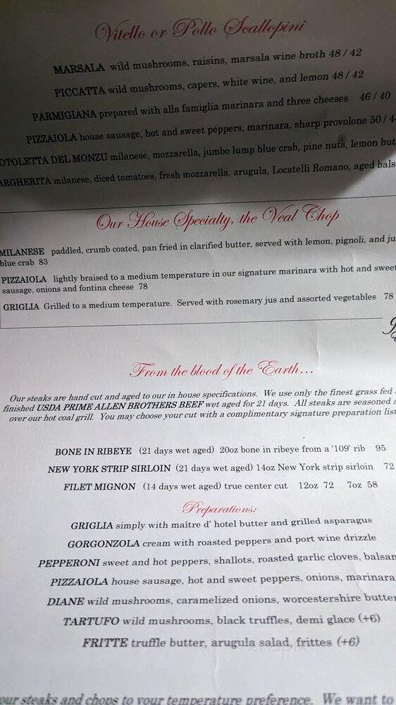 Classroom Restaurant - McMurray, PA menu_pic