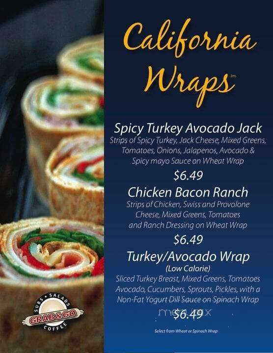 Quick Sands - San Diego, CA menu_pic