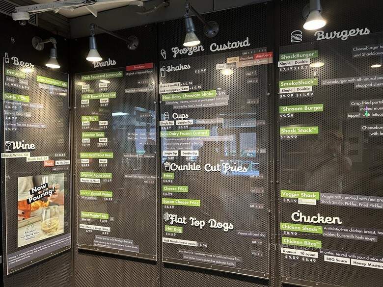 Shake Shack - New York, NY menu_pic