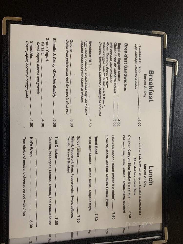 Carlton Coffee Company - Carlton, OR menu_pic