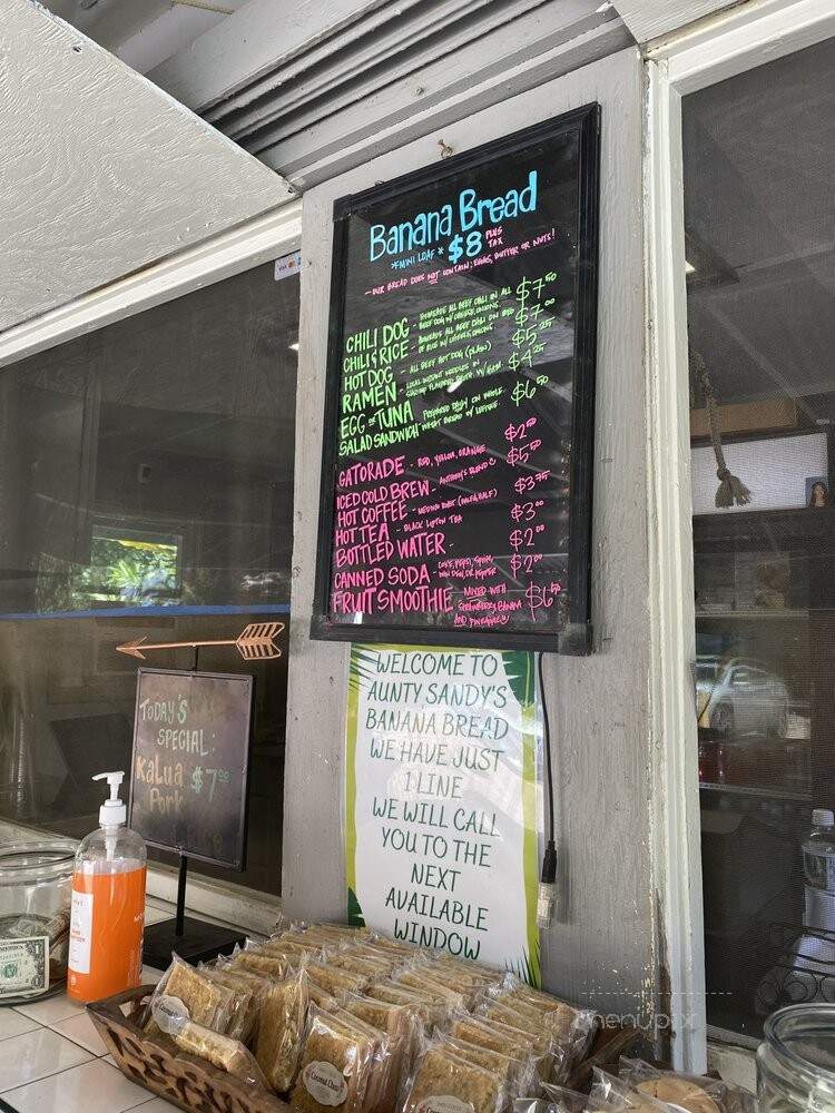 Aunty Sandy's Banana Bread Keanae Landing Fruit Stand - Haiku, HI