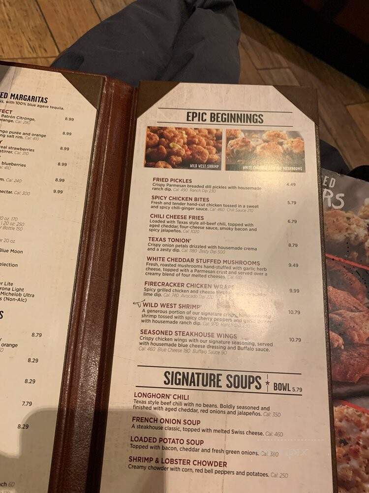 Long Horn Steak House - Palm Harbor, FL menu_pic