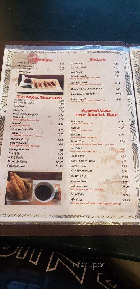 Sakana - Meridian, ID menu_pic