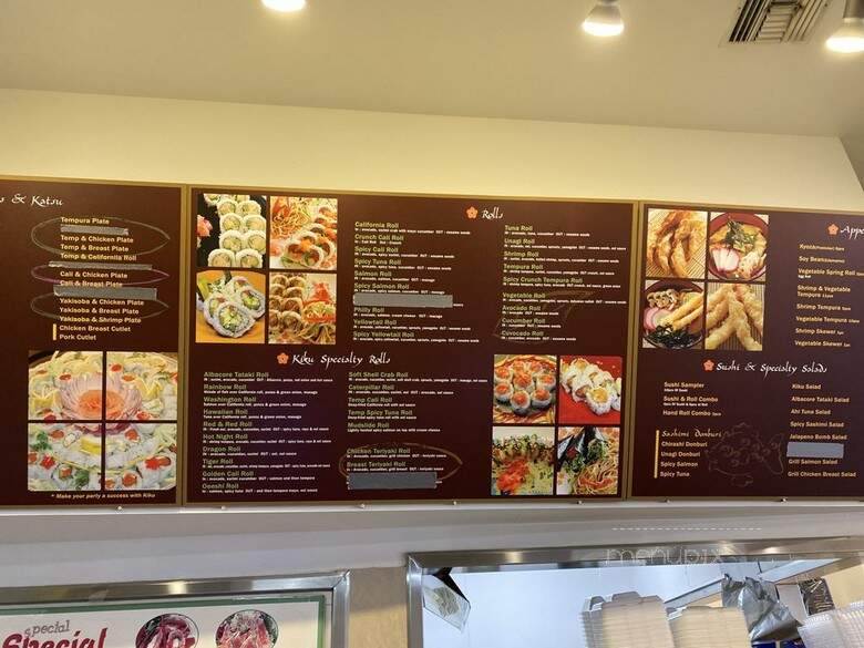 Ki Ku - Moorpark, CA menu_pic
