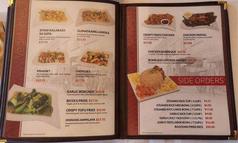 Kalesa - Milpitas, CA menu_pic