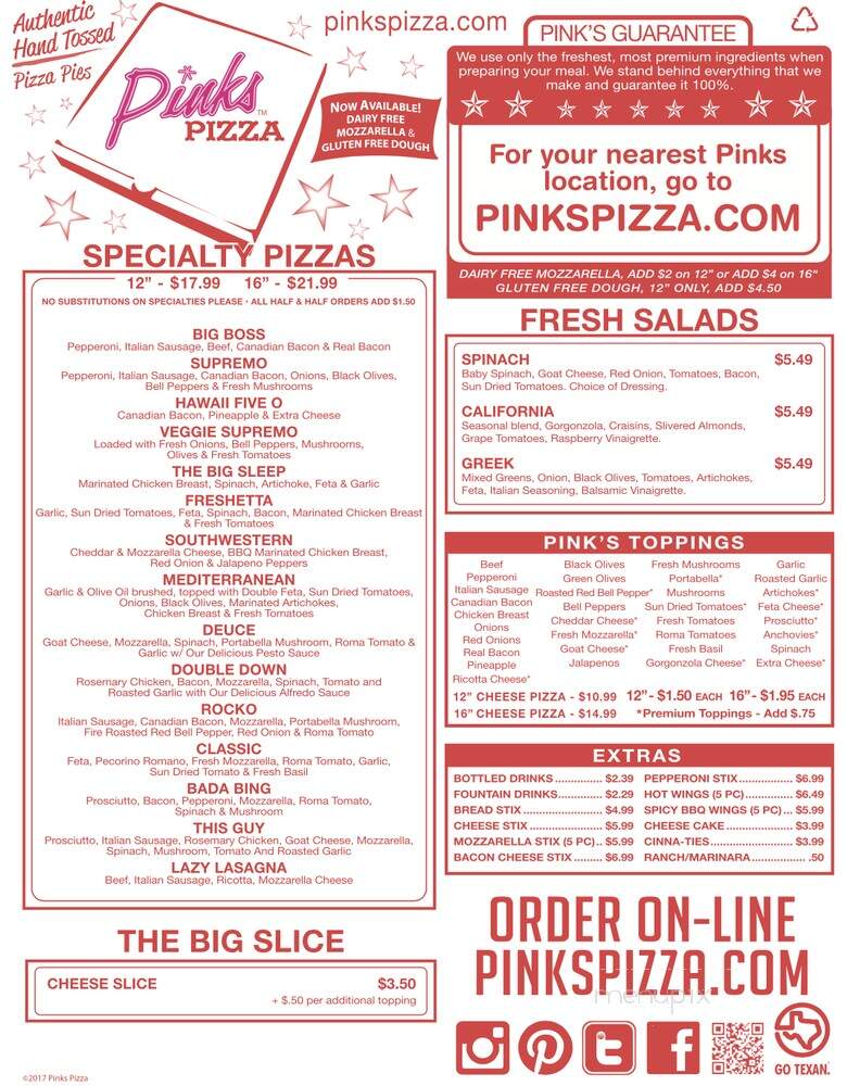 Pink's Pizza - Houston, TX